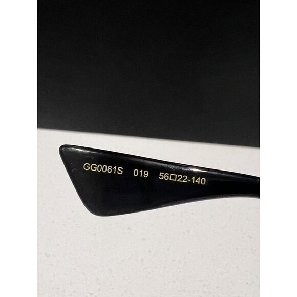 GUCCI GG0061S black round sunglasses NEW - Picture 10 of 11